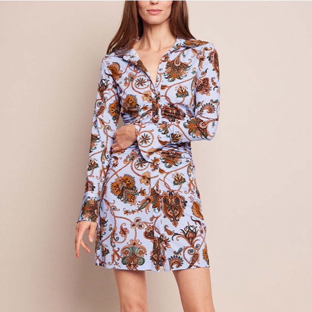 CARA CARA Marcel Blue Shirley Mini Dress